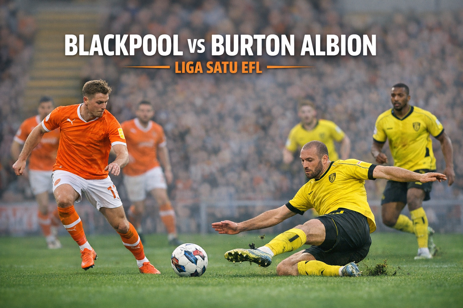 Blackpool vs Burton Albion Liga Satu EFL Malam Ini Jam 22.00 WIB Dibahas Lengkap di Score808TV - Prediksi Seru dan Analisis Mendalam