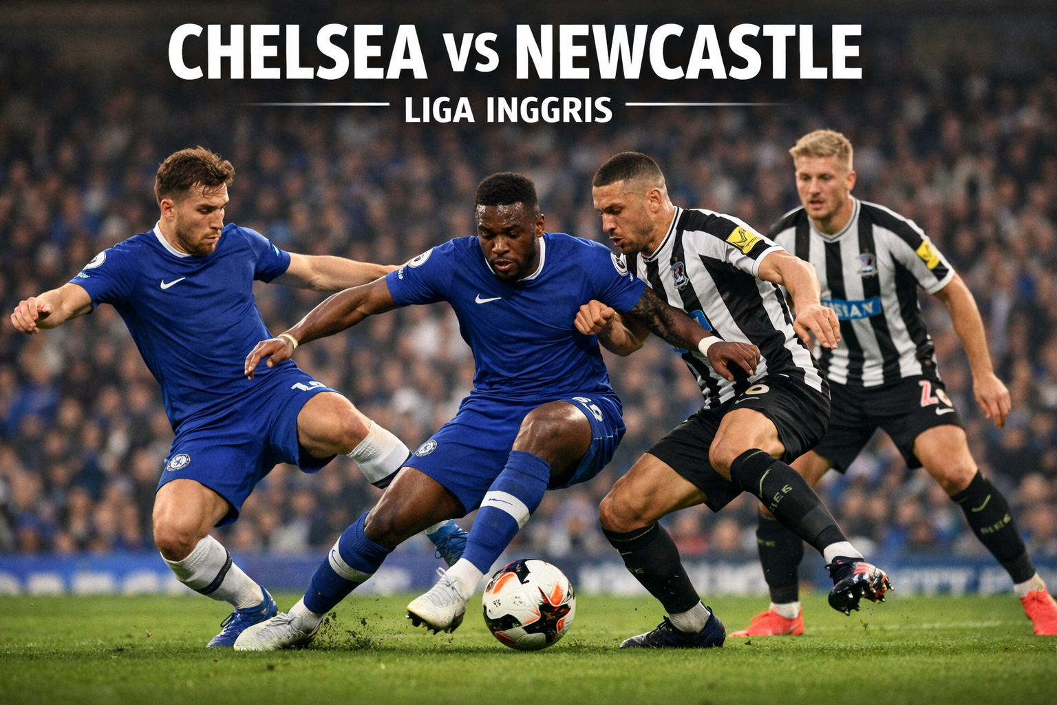Chelsea vs Newcastle Liga Inggris Malam Ini Pukul 00.30 WIB Bisa Disaksikan Bersama Score808TV - Pertarungan Sengit Menunggu di Stadion Utama