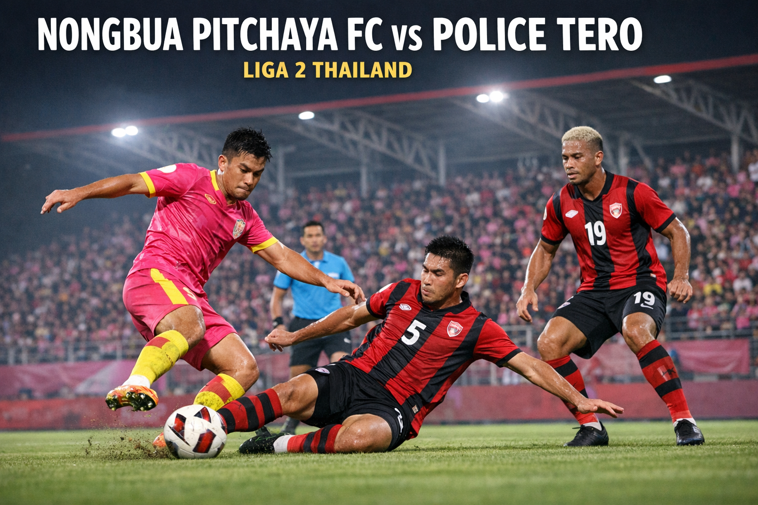 Nongbua Pitchaya FC vs Police Tero Liga 2 Thailand Hari Ini Jam 18.30 WIB Dibahas Mendalam oleh Score808TV - Prediksi, Analisis Strategi, dan Prediksi Skor