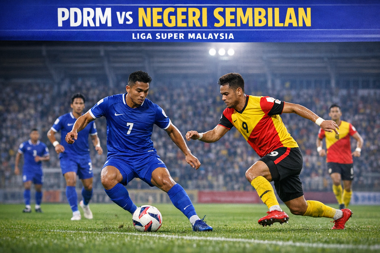 Nonton PDRM vs Negeri Sembilan Liga Super Malaysia 21.00 WIB Malam Ini via Score808TV - Saksikan Duel Seru Malam Ini!