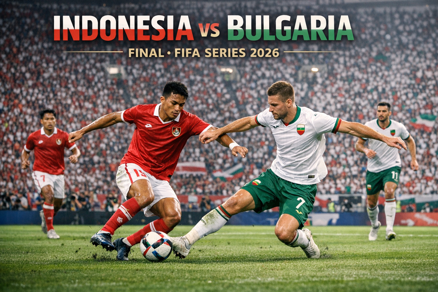 Pertarungan Sengit Indonesia vs Bulgaria Final FIFA Series 2026 Pukul 20.00 WIB Streaming Score808TV - Aksi Menegangkan Menuju Gelar Juara Dunia