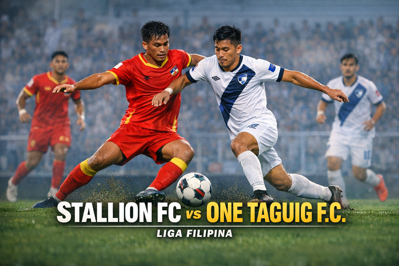 Pertarungan Seru - Stallion FC vs One Taguig F.C. Liga Filipina Malam Ini Jam 19.30 WIB Dibahas Mendalam di Score808TV