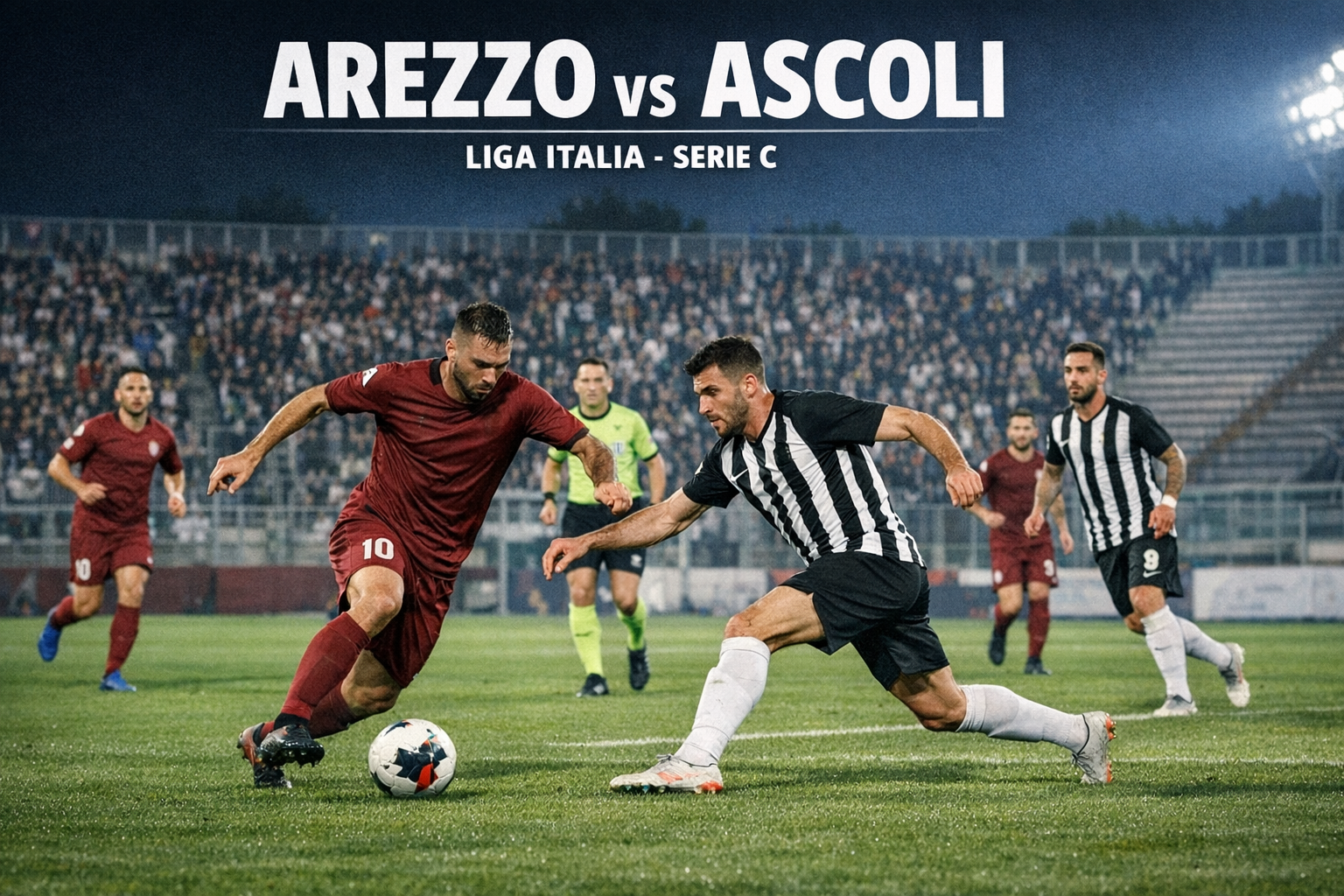 Score808TV Ulas Comeback Menegangkan di Serie C - Arezzo vs Ascoli 1-2 dalam Serie C yang Penuh Drama dan Comeback Menegangkan