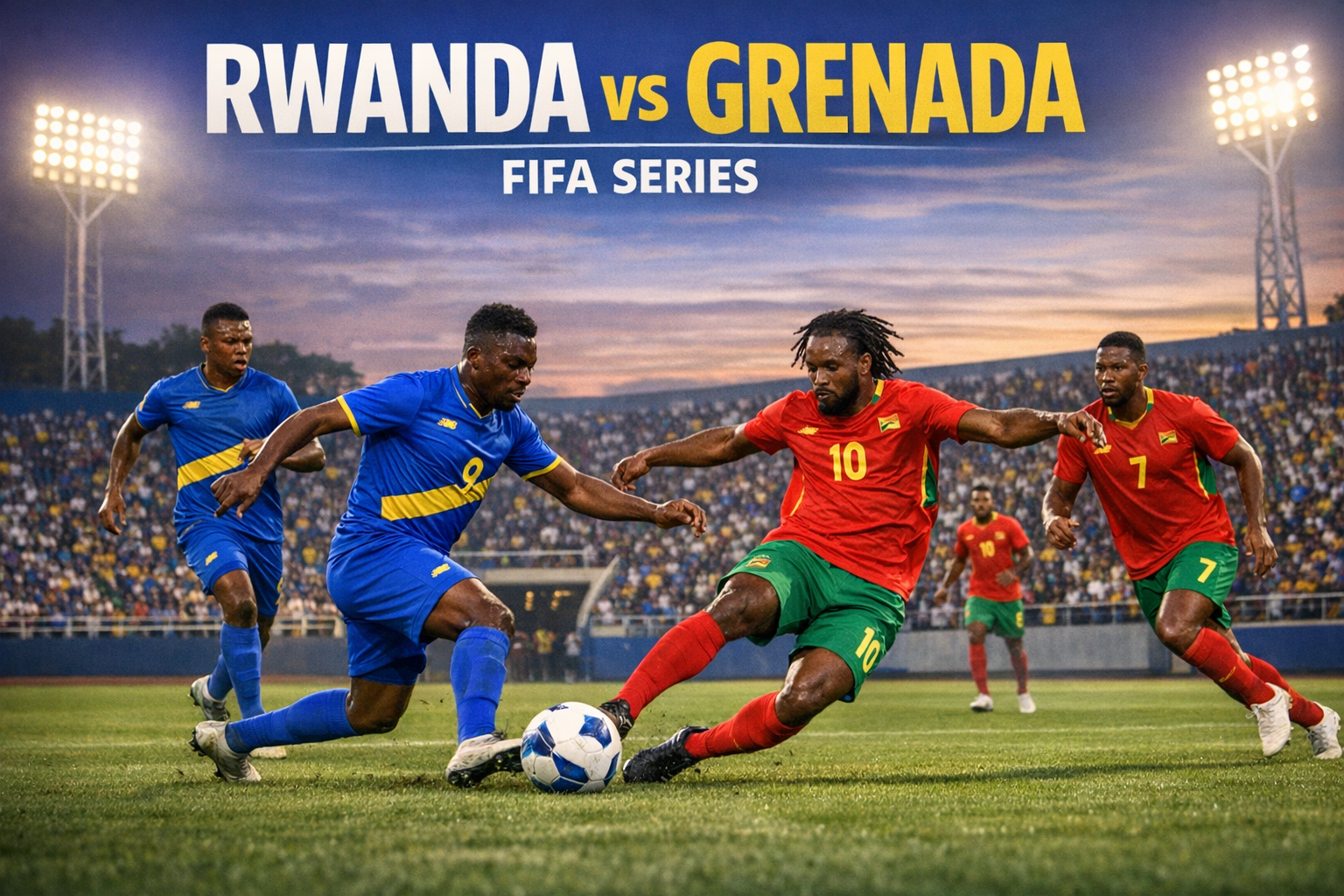 Score808TV Tampilkan Rwanda vs Grenada FIFA Series Dini Hari Ini Pukul 02.00 WIB - Saksikan Pertarungan Seru Tim Nasional