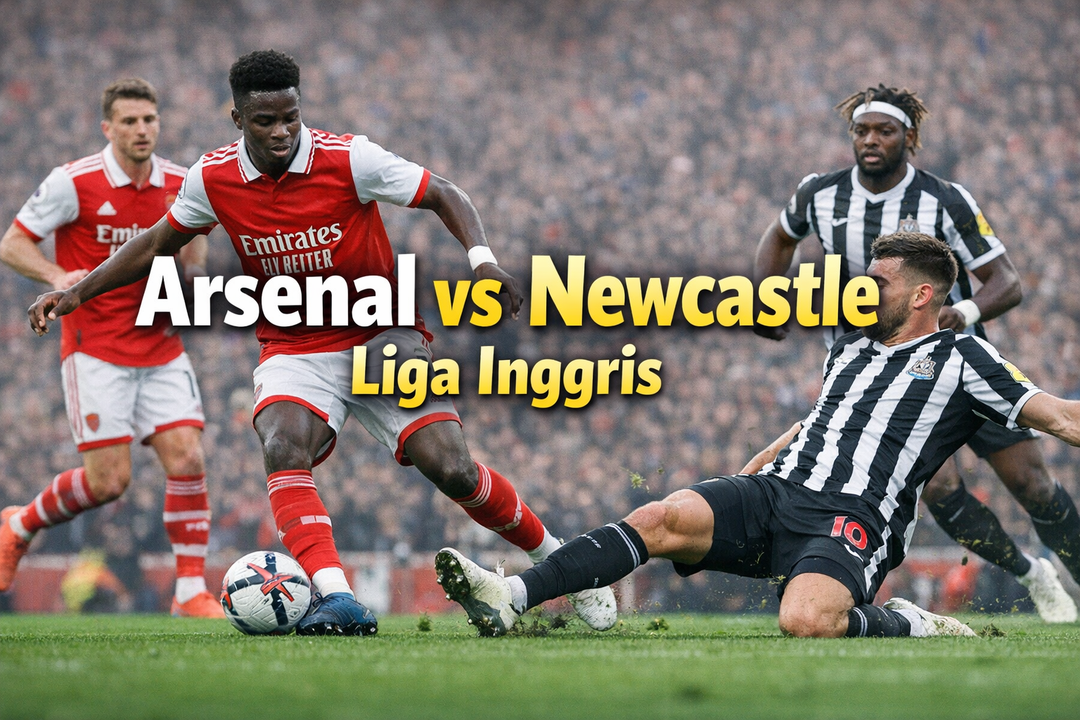 Arsenal vs Newcastle Malam Ini 23.30 WIB Score808tv Angkat Duel Penting Liga Inggris yang Dinanti