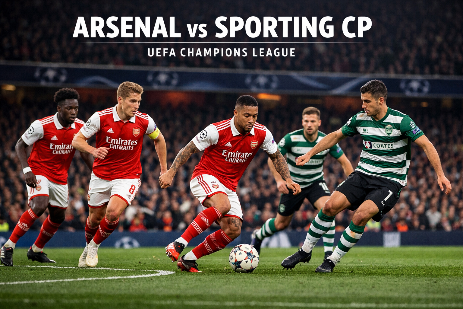 Arsenal vs Sporting CP Liga Champions UEFA Dini Hari Ini Pukul 02.00 WIB Tayang di Score808tv Streaming Gratis