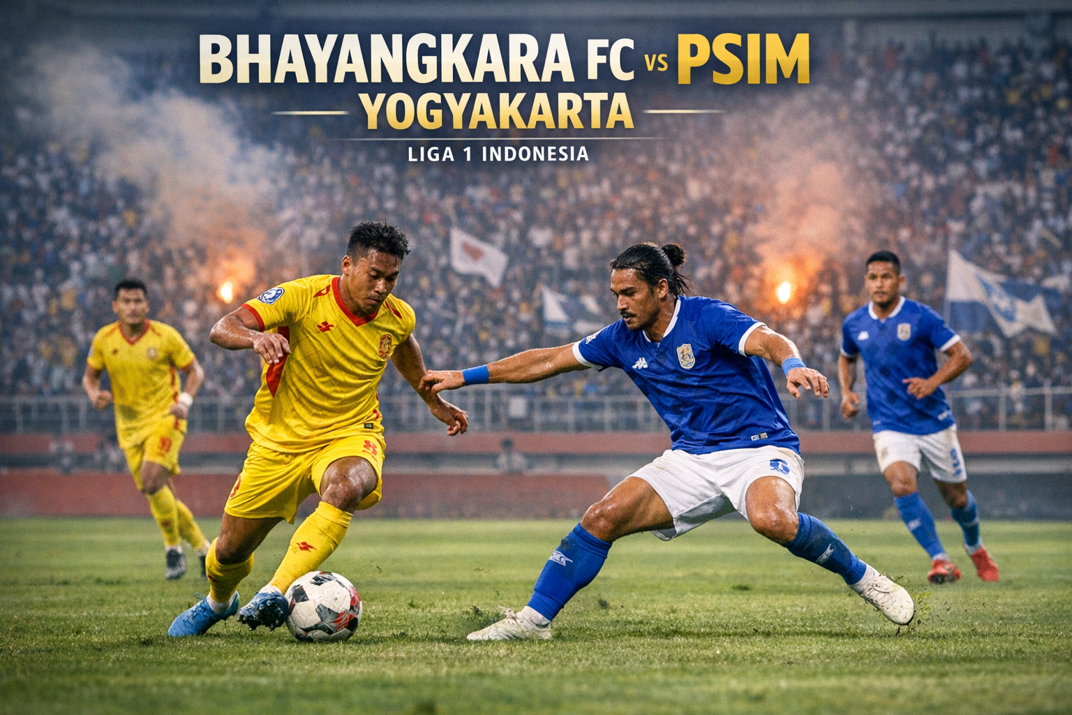 Bhayangkara FC vs PSIM Liga 1 Indonesia Hari Ini Pukul 15.30 WIB Jadi Sorotan Score808tv