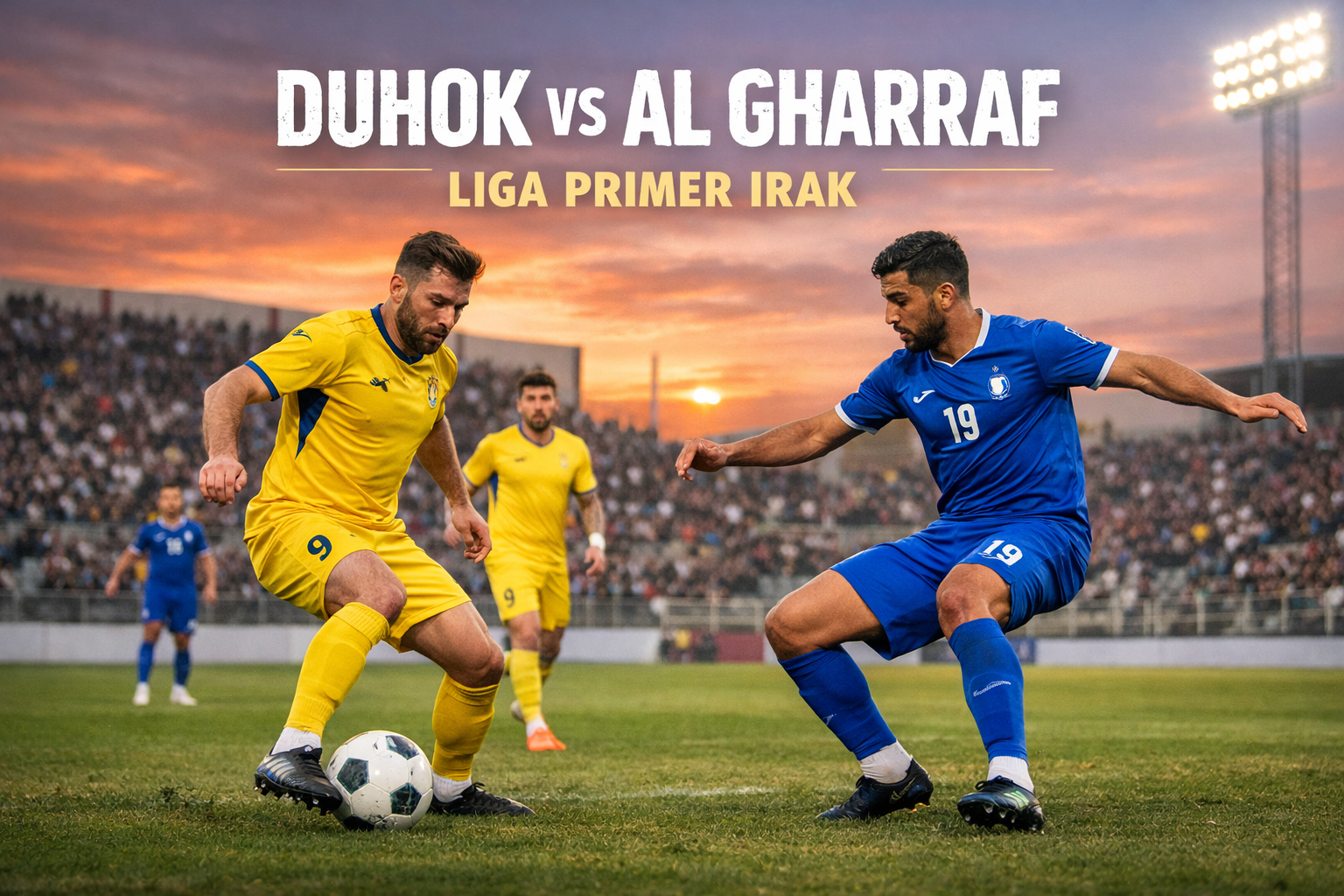 Duhok vs Al Gharraf Liga Irak Malam Ini Jam 21.00 WIB Bersama Score808TV - Siap untuk Pertarungan Seru