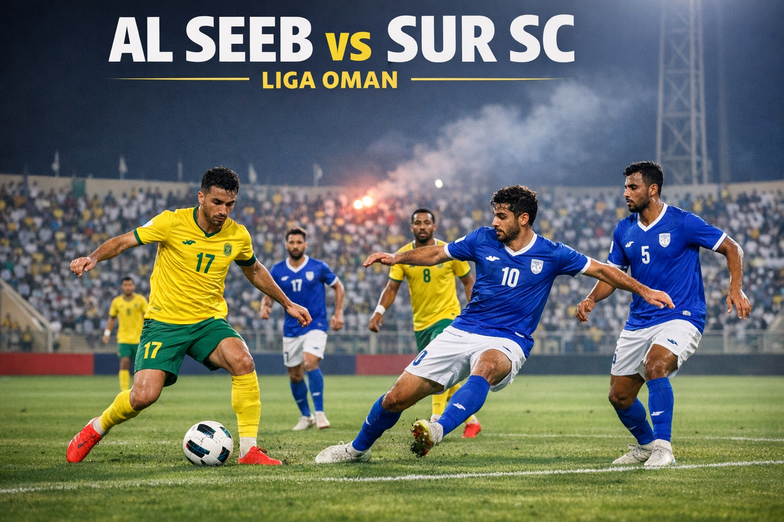 Nonton Al Seeb vs Sur SC Liga Oman Malam Ini Pukul 23.20 WIB Mudah dan Gratis di Score808tv - Simak Live Streaming Favoritmu