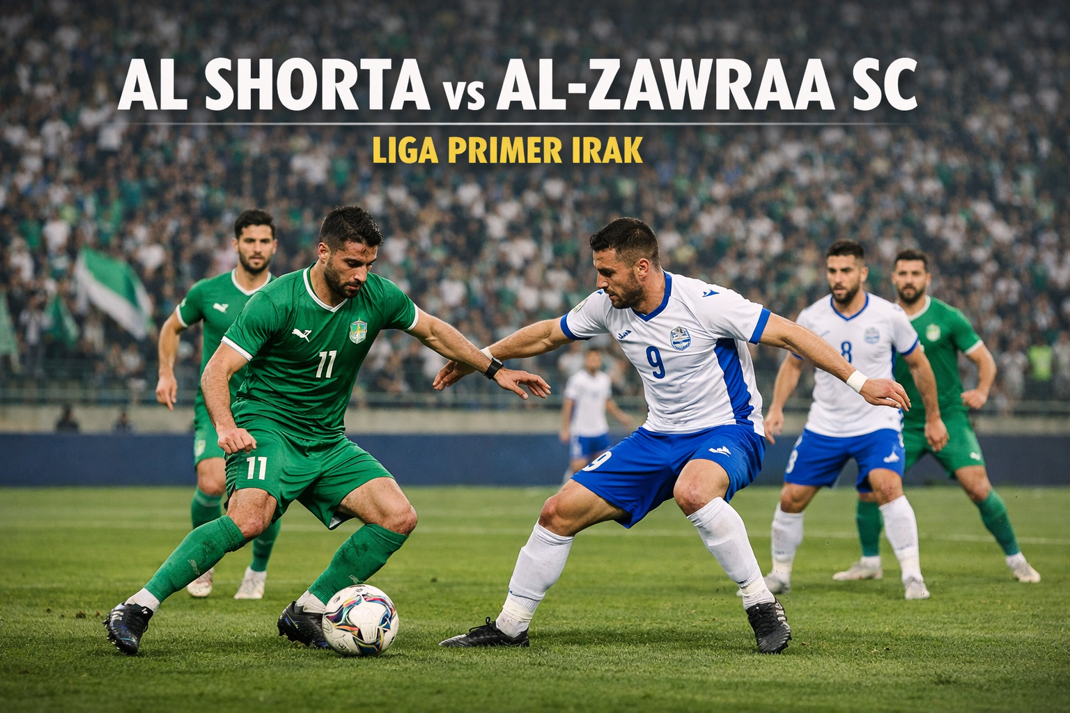 Nonton Al Shorta vs Al-Zawraa SC Malam Ini di Score808TV Jam 21.00 WIB - Duel Hangat Liga Irak yang Tak Boleh Dilewatkan