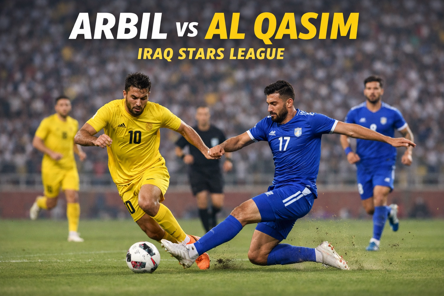 Nonton Arbil vs Al Qasim Malam Ini Jam 21.00 WIB Iraq Stars League via Score808TV Full HD Tanpa Buffer