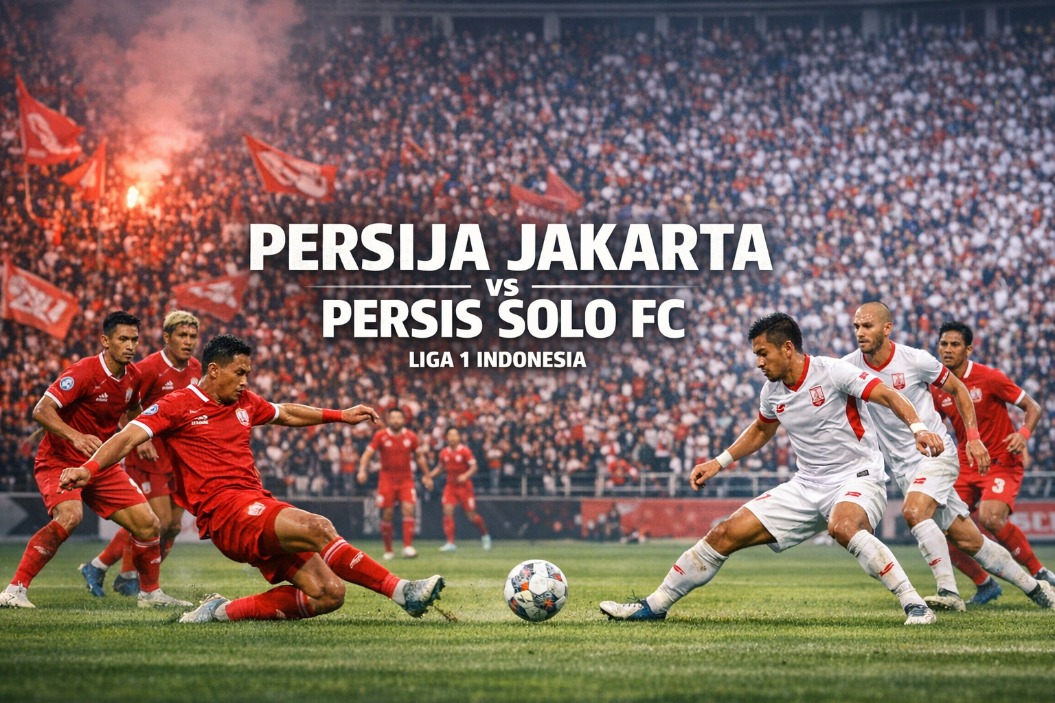 Persija Jakarta vs Persis Solo FC Liga 1 Indonesia Malam Ini 19.00 WIB Jadi Laga Panas Versi Score808TV