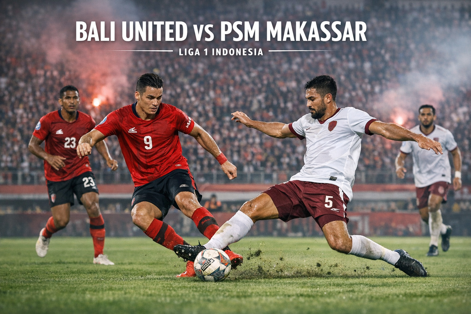 Pertarungan Seru Bali United vs PSM Makassar Liga 1 Indonesia Sore Ini Pukul 15.30 WIB - Prediksi Menarik dari Score808TV