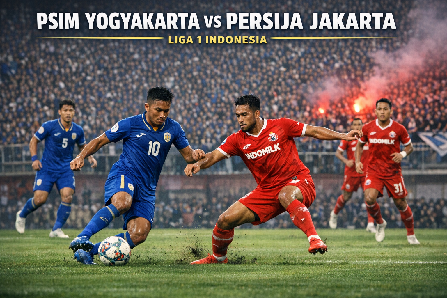Pertarungan Seru PSIM Yogyakarta vs Persija Jakarta Liga 1 Indonesia Jam 15.30 WIB Dibahas Lengkap oleh Score808tv Hari Ini