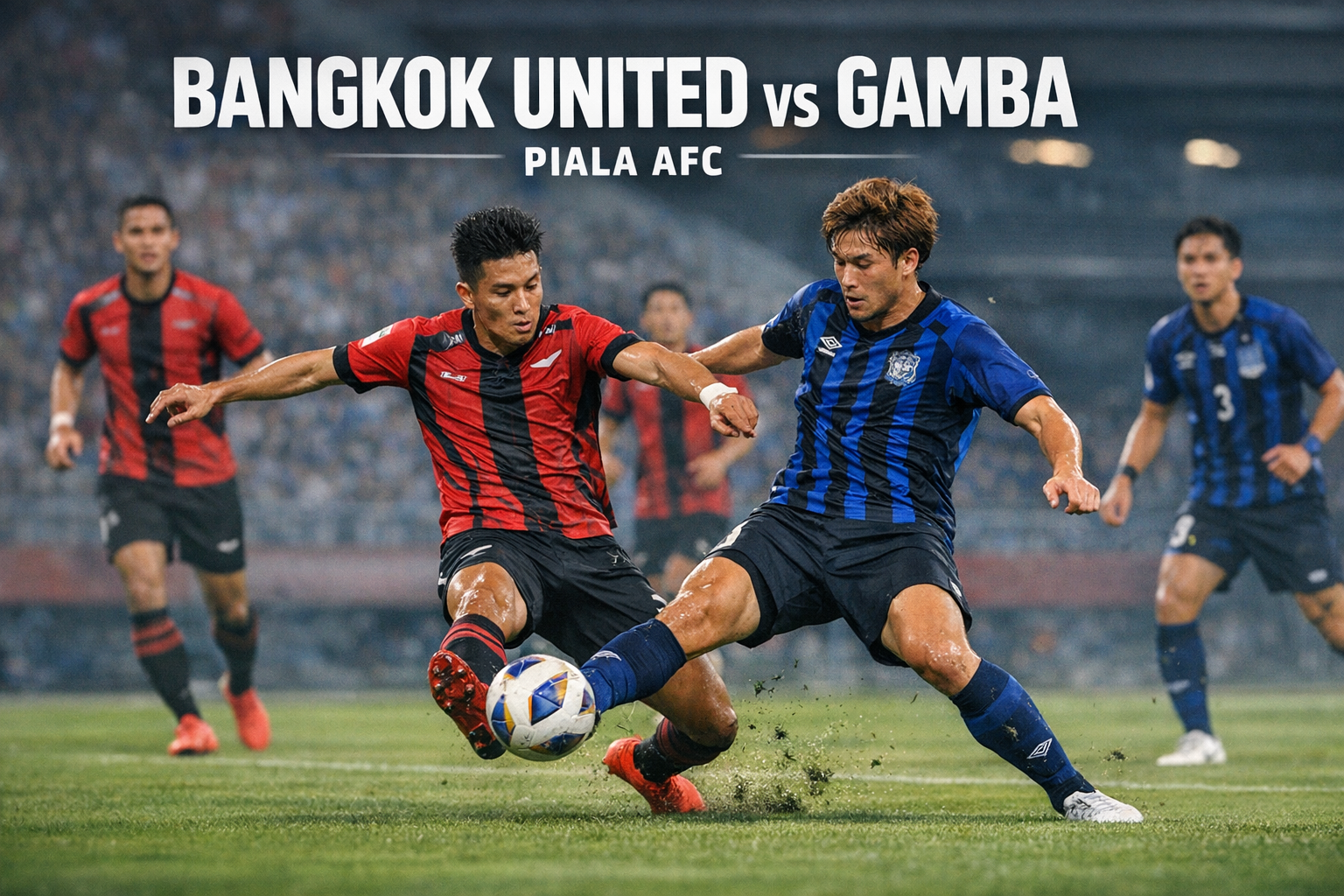 Score808tv Bahas Bangkok United vs Gamba Osaka Piala AFC Malam Ini Jam 19.15 WIB dan Peluang Menang yang Menarik