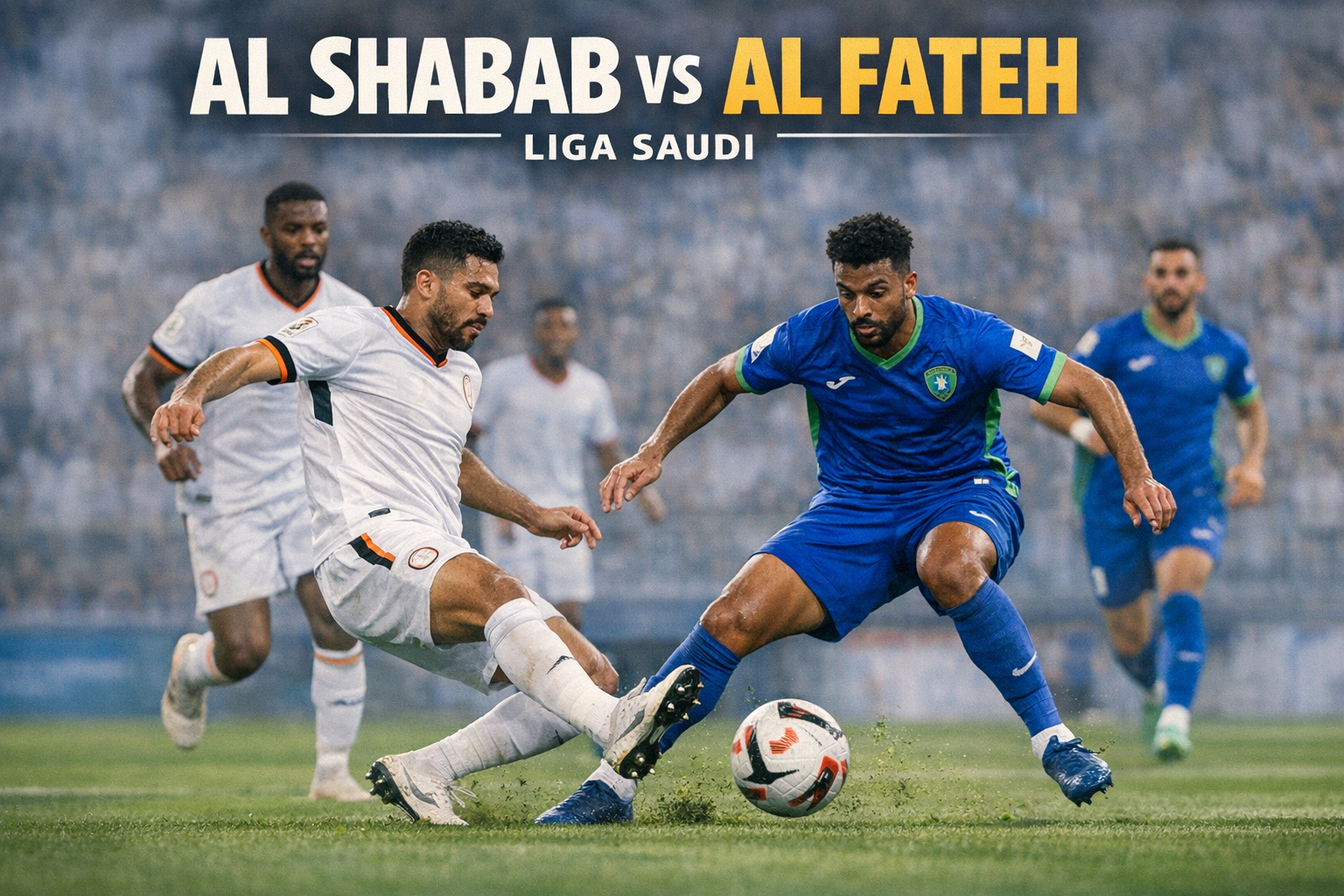 Score808tv Menayangkan Duel Al Shabab vs Al Fateh Liga Saudi Malam Ini Jam 23.00 WIB dengan Atmosfer Panas