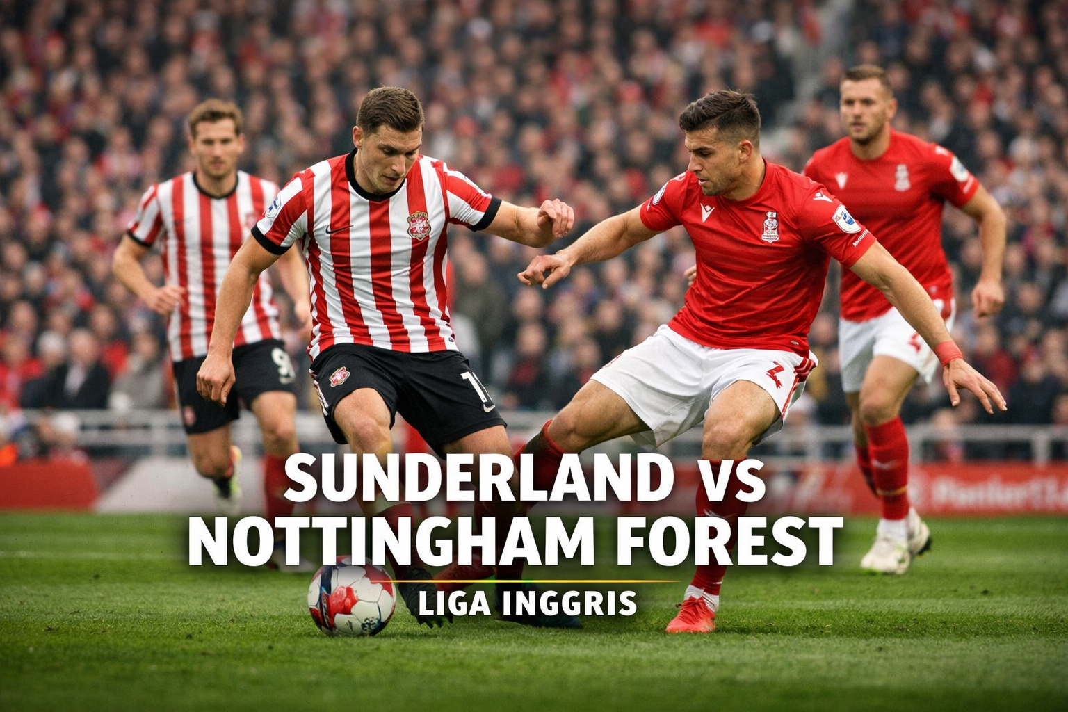 Streaming Sunderland vs Nottingham Forest Liga Inggris Dini Hari Ini Jam 02.00 WIB via Score808tv Anti Buffer - Saksikan Pertarungan Seru!