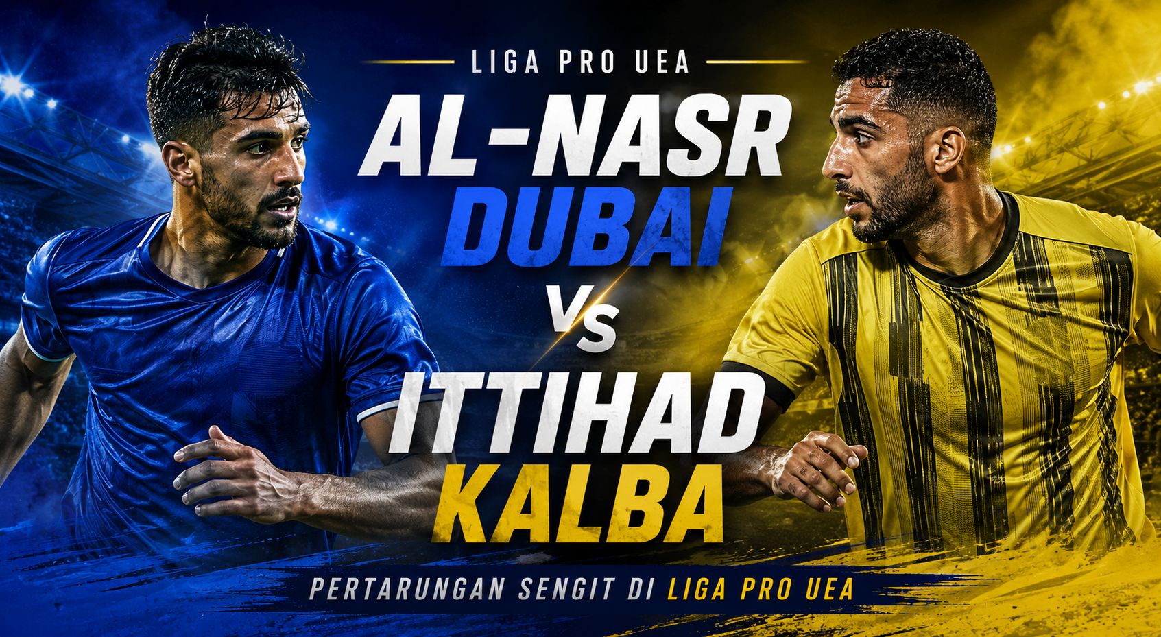 Al-Nasr Dubai vs Ittihad Kalba Liga Pro UEA 21.10 WIB Jadi Perhatian Besar Pecinta Bola di Score808TV