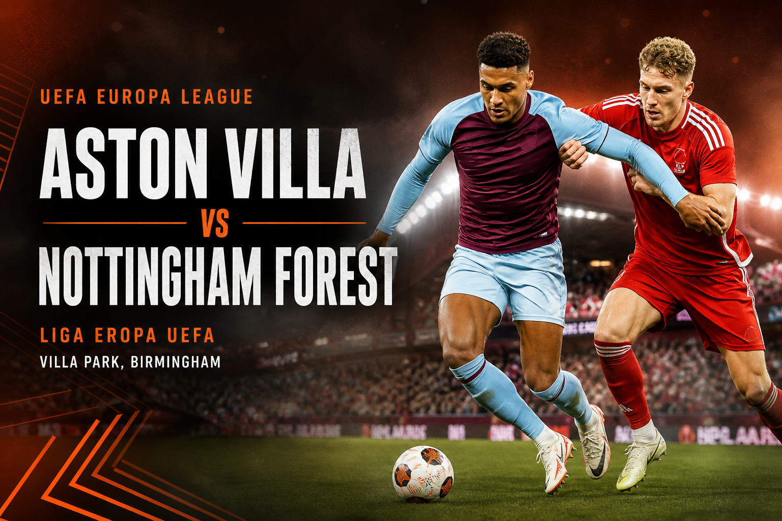 Aston Villa vs Nottingham Forest Berakhir 4-0 - Score808TV Sebut Pasukan Emery Siap Taklukkan Final Liga Europa UEFA
