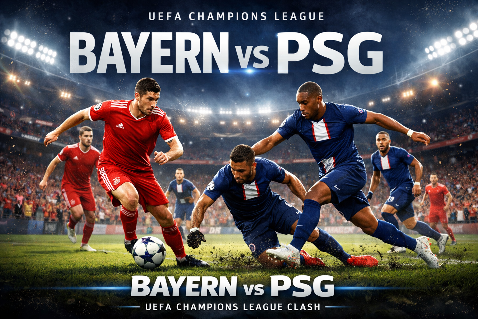 Bayern Munich vs PSG Berakhir Imbang 1-1 - Score808TV Soroti Aksi Dembélé dan Harry Kane di Liga Champions