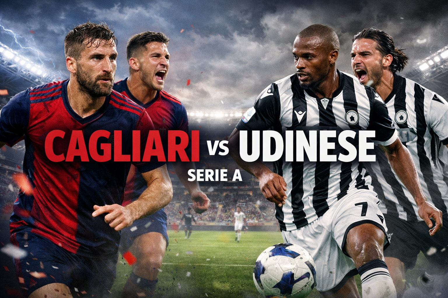Cagliari vs Udinese Pukul 20.00 WIB Malam Ini Bersama Score808TV - Duel Panas Serie A dengan Potensi Drama Hingga Menit Akhir