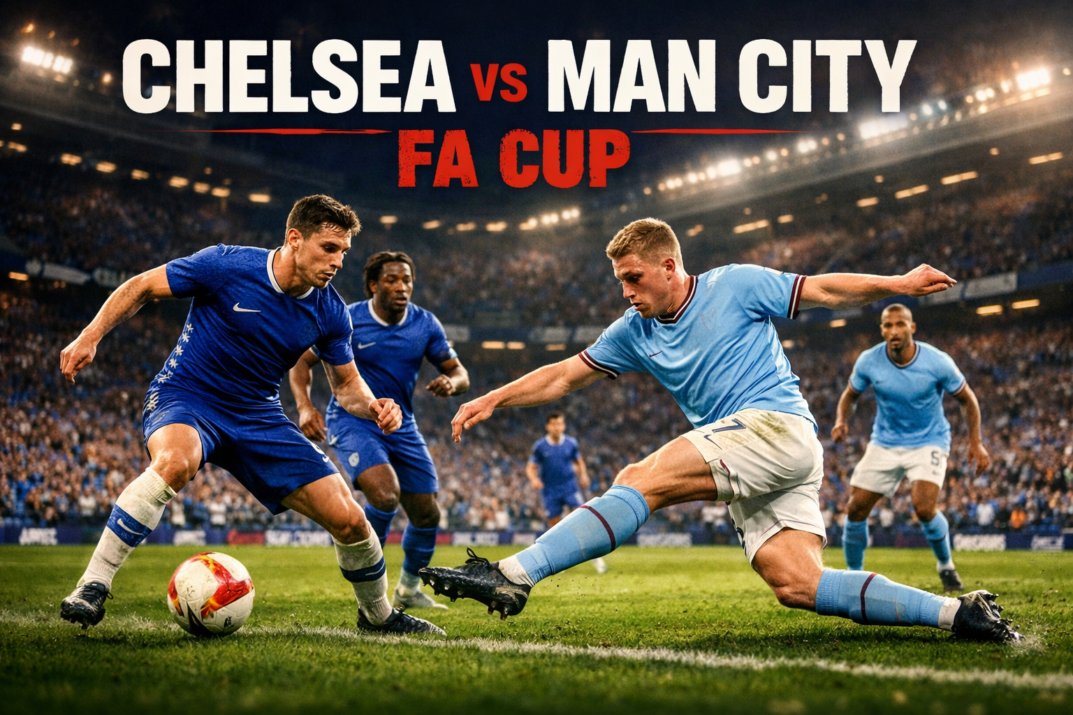 Chelsea vs Man City FA Cup Pukul 21.00 WIB Jadi Bahasan Menarik Score808TV karena Dinilai Sulit Ditebak Hingga Akhir Pertandingan