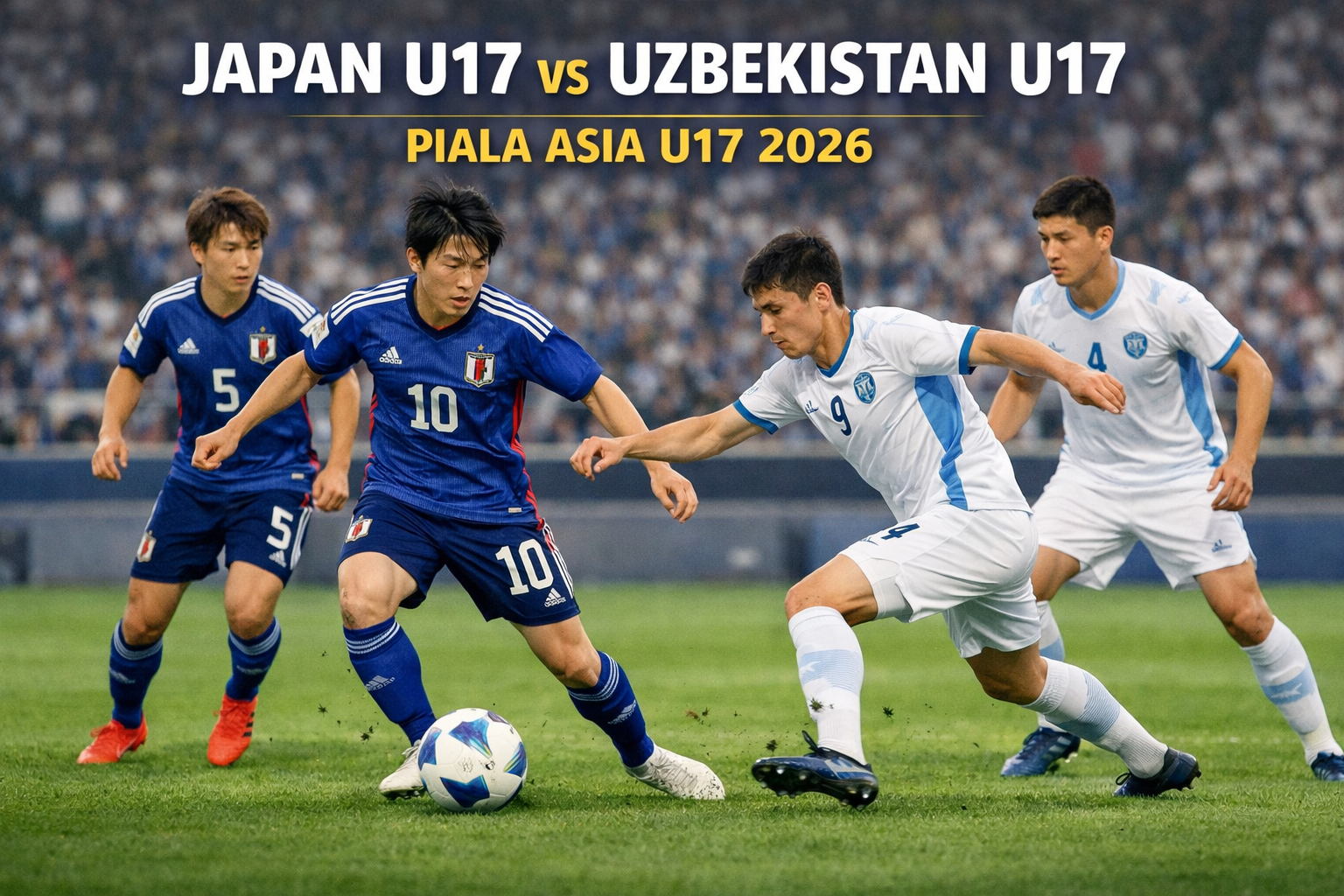 Duel Bergengsi Japan U17 vs Uzbekistan U17 di Piala Asia U17 2026 Diprediksi Pecah Gol Menurut Score808TV