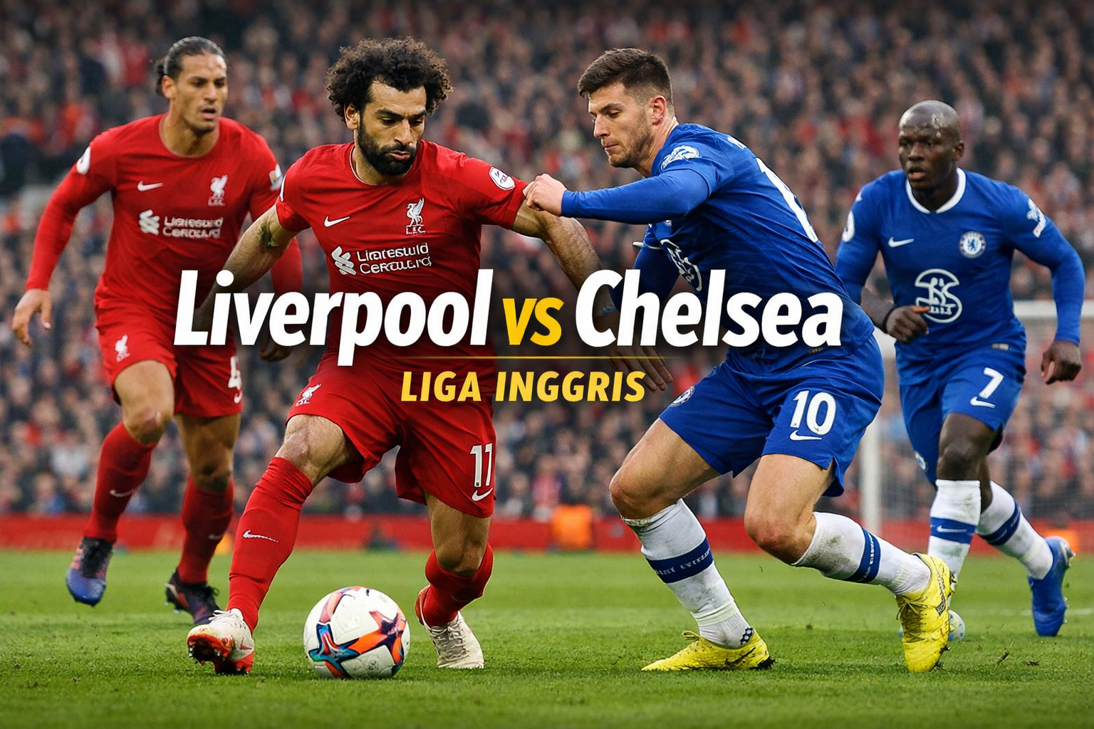 Liverpool vs Chelsea Hari Ini 18.30 WIB di Score808TV - Duel Klasik Premier League dengan Tensi Tinggi dan Aksi Menarik