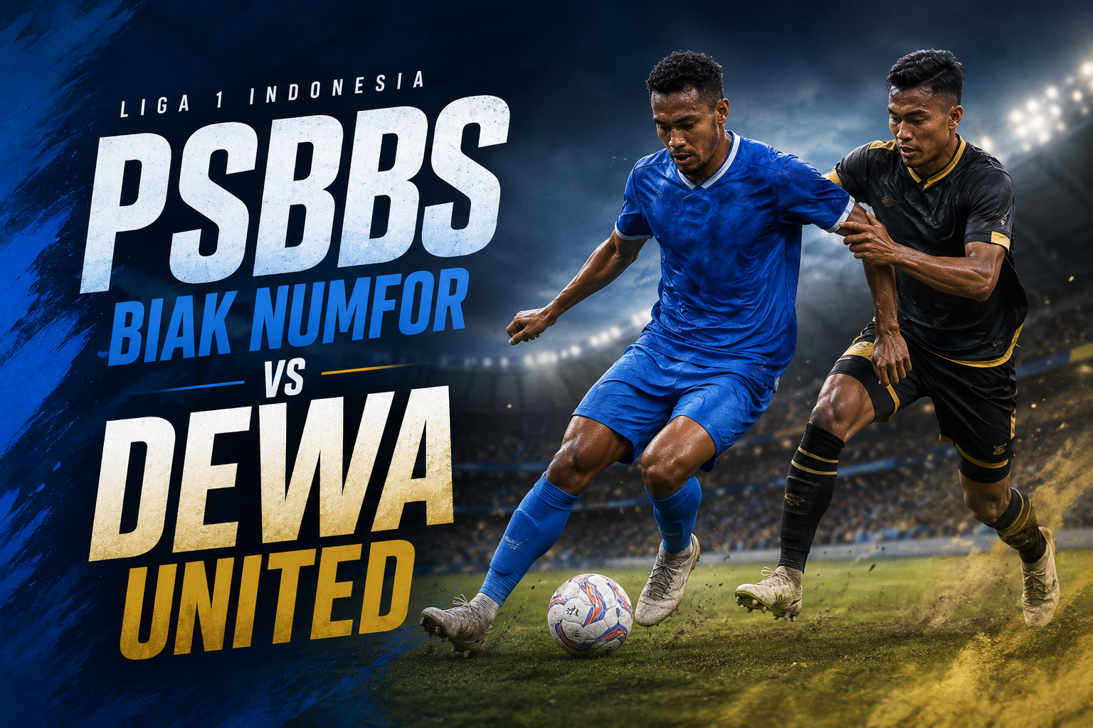 PSBS Biak Numfor vs Dewa United Live di Score808TV Malam Ini - Pertarungan Seru di Liga 1 Indonesia!