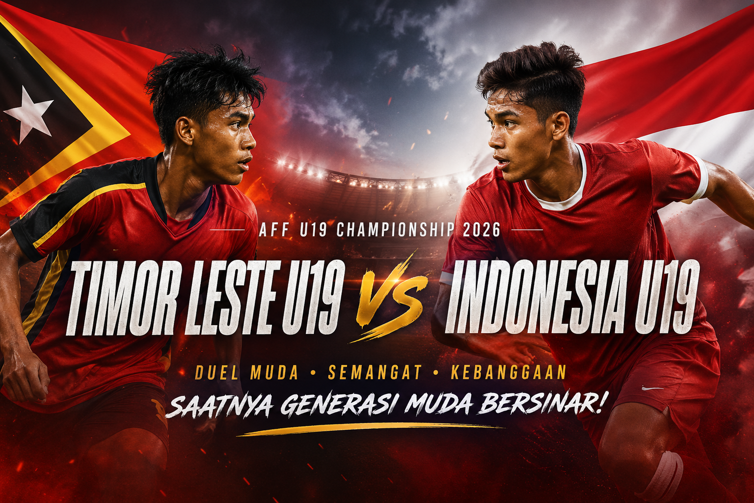 AFF U19 Championship 2026 Malam Ini Timor Leste U19 vs Indonesia U19 - Ulasan Lengkap dari Score808TV