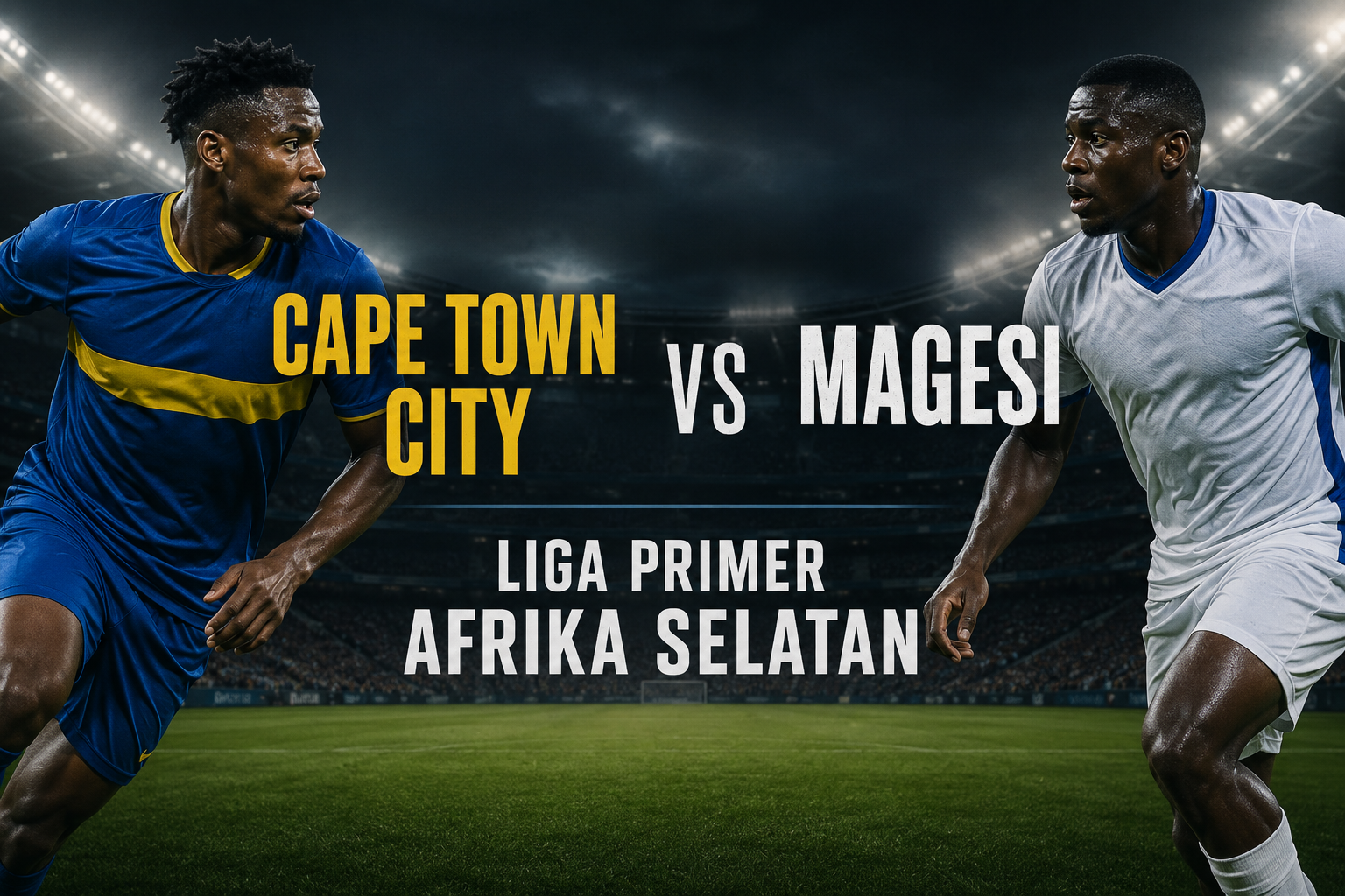 Cape Town City vs Magesi Liga Primer Afrika Selatan Malam Ini Pukul 20.00 WIB dalam Sorotan Score808TV