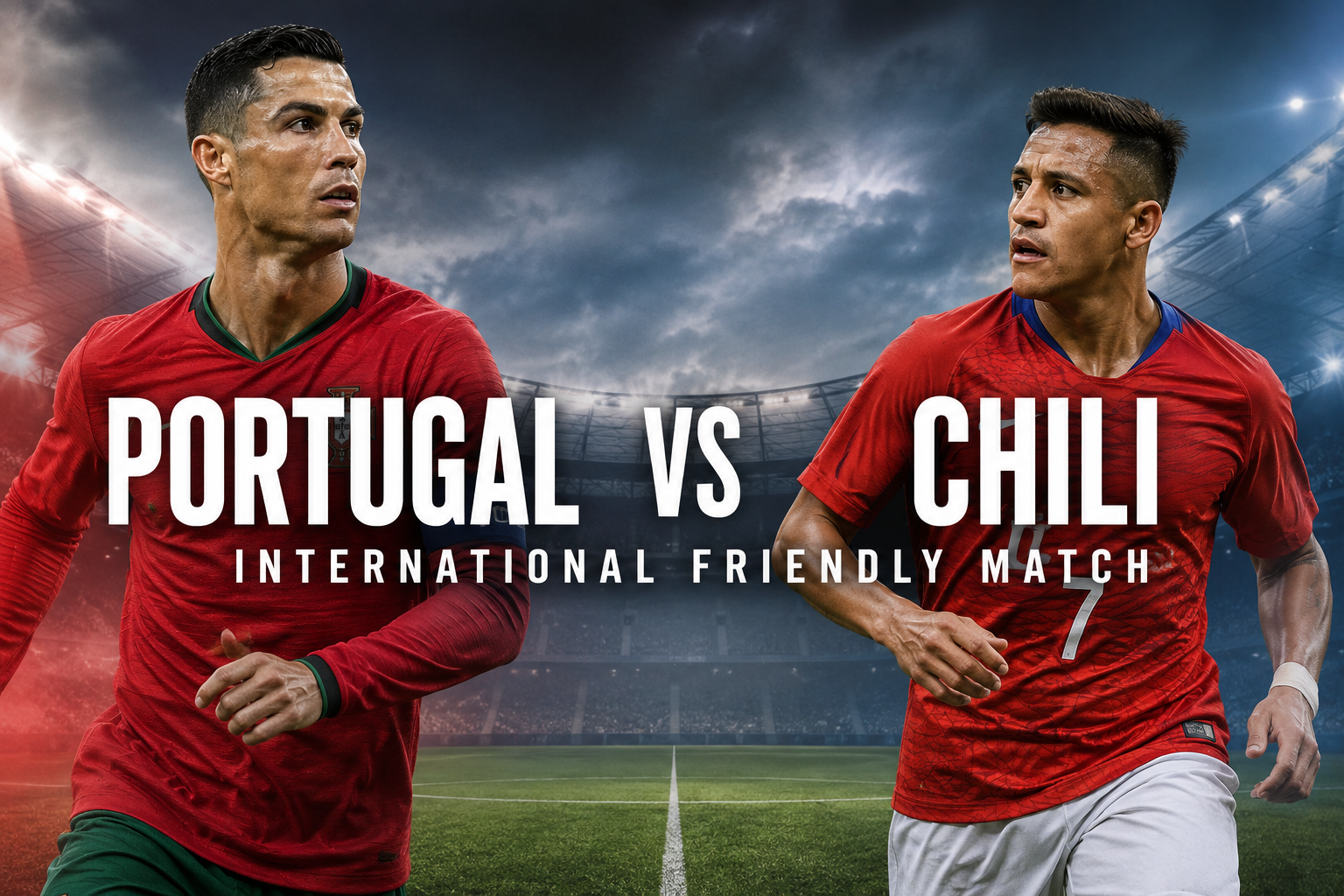 Portugal vs Chili International Friendly Match Dini Hari Ini Pukul 00.45 WIB Menutup Rangkaian Laga Menarik Hari Ini dan Menjadi Perhatian Khusus Score808TV