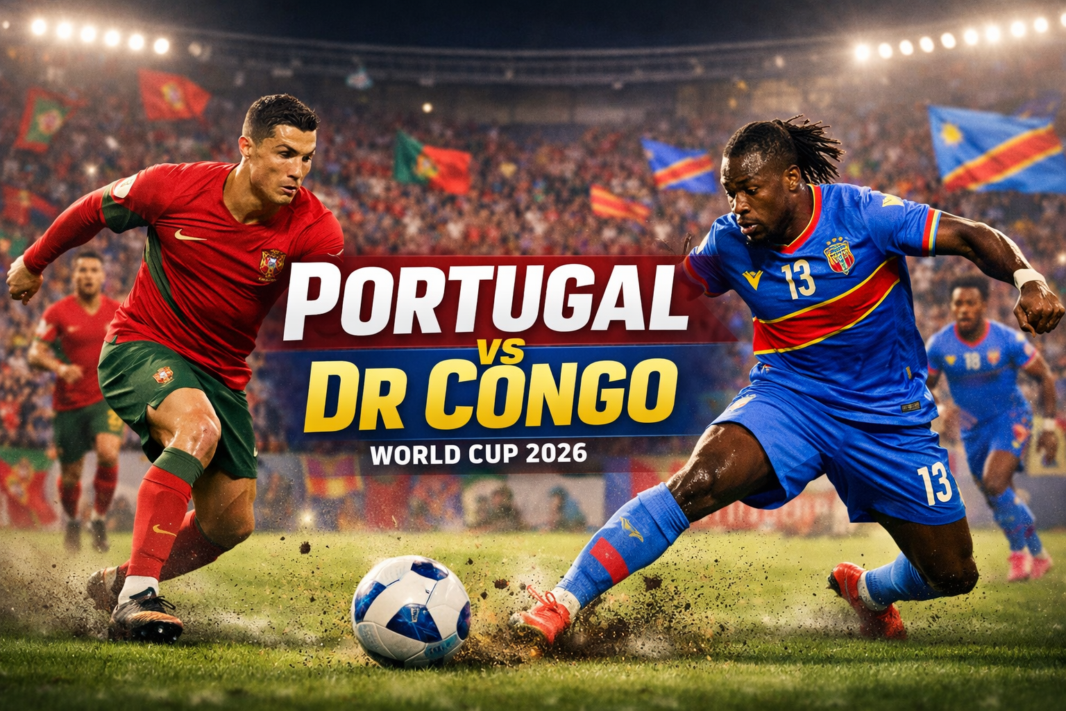 Portugal vs DR Congo Live Streaming Piala Dunia 2026 di Score808TV Tengah Malam Ini dengan Atmosfer Panas dan Persaingan Ketat Grup K