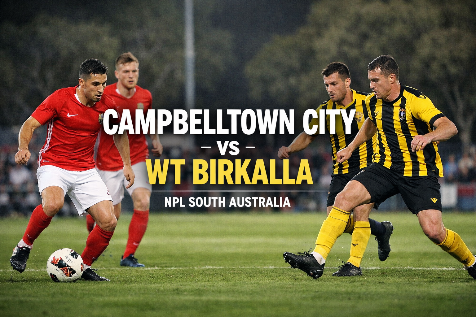 Score808TV : Campbelltown City vs WT Birkalla NPL South Australia Sore Ini Pukul 17.00 WIB