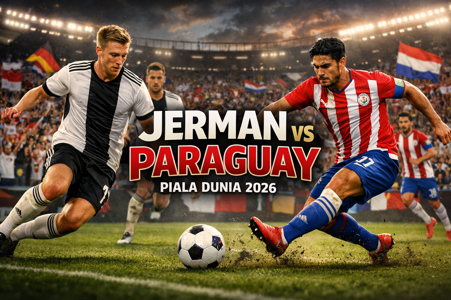 Score808TV Jerman vs Paraguay Piala Dunia 2026 Dini Hari Ini Pukul 03.30 WIB Live Streaming - Laga Penentuan yang Tidak Boleh Dilewatkan Penggemar Sepak Bola