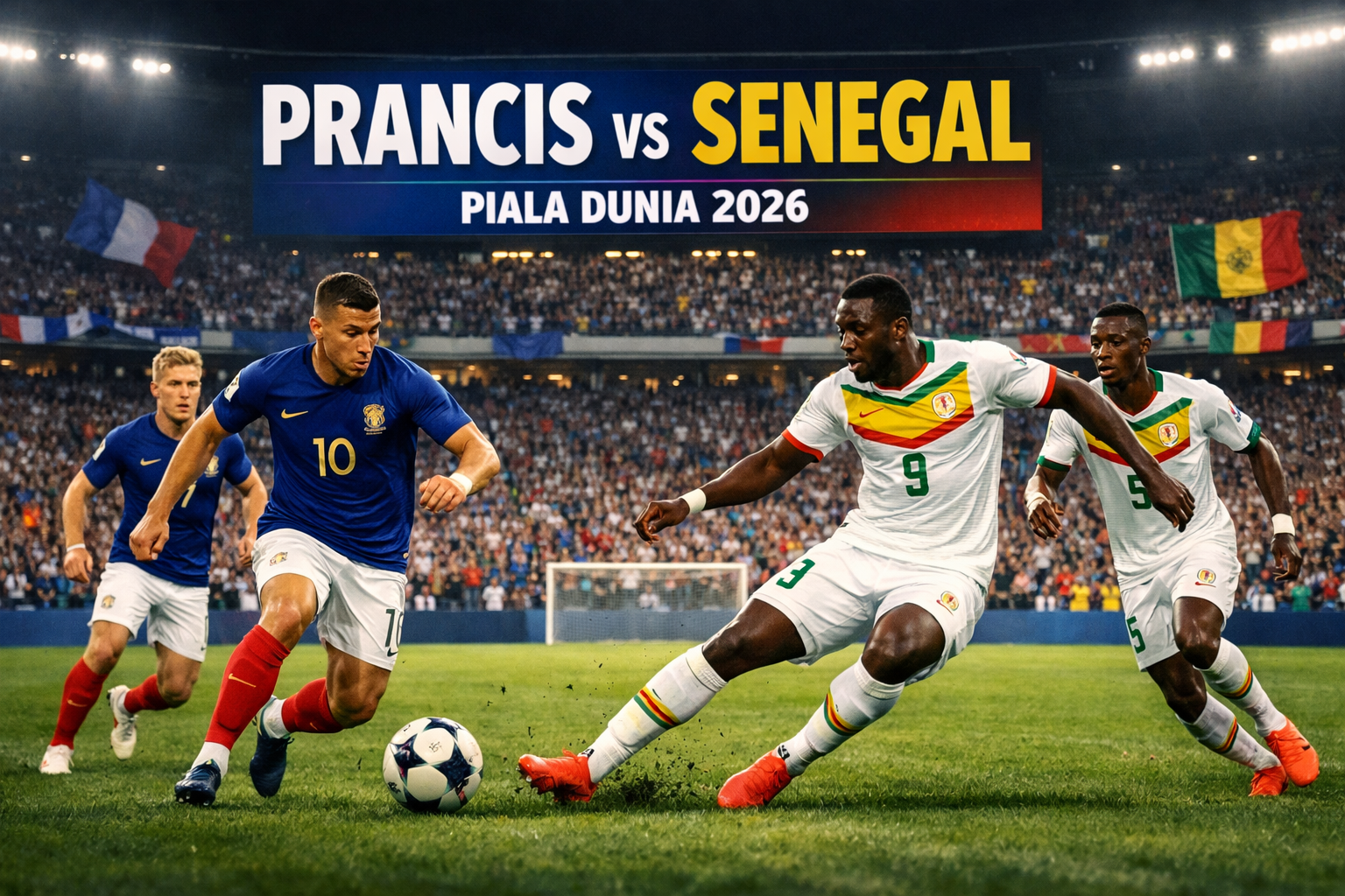 Score808TV Tampilkan Prancis vs Senegal Piala Dunia 2026 Dini Hari Ini - Duel Kelas Dunia yang Menjadi Perhatian Pecinta Sepak Bola