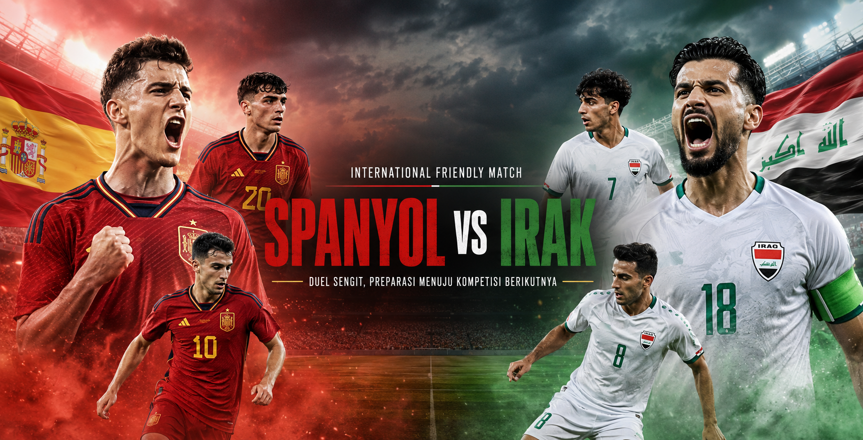 Spanyol vs Irak Dini Hari Ini Jadi Sorotan International Friendly Match - Simak Analisis Eksklusif dari Score808TV
