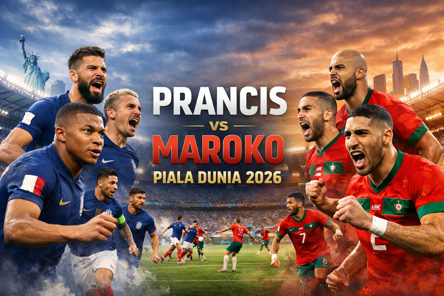 Saksikan Streaming Prancis vs Maroko Piala Dunia 2026 Dini Hari Ini Pukul 03.00 WIB Bersama Score808TV dengan Pengalaman Menonton yang Semakin Seru dan Nyaman