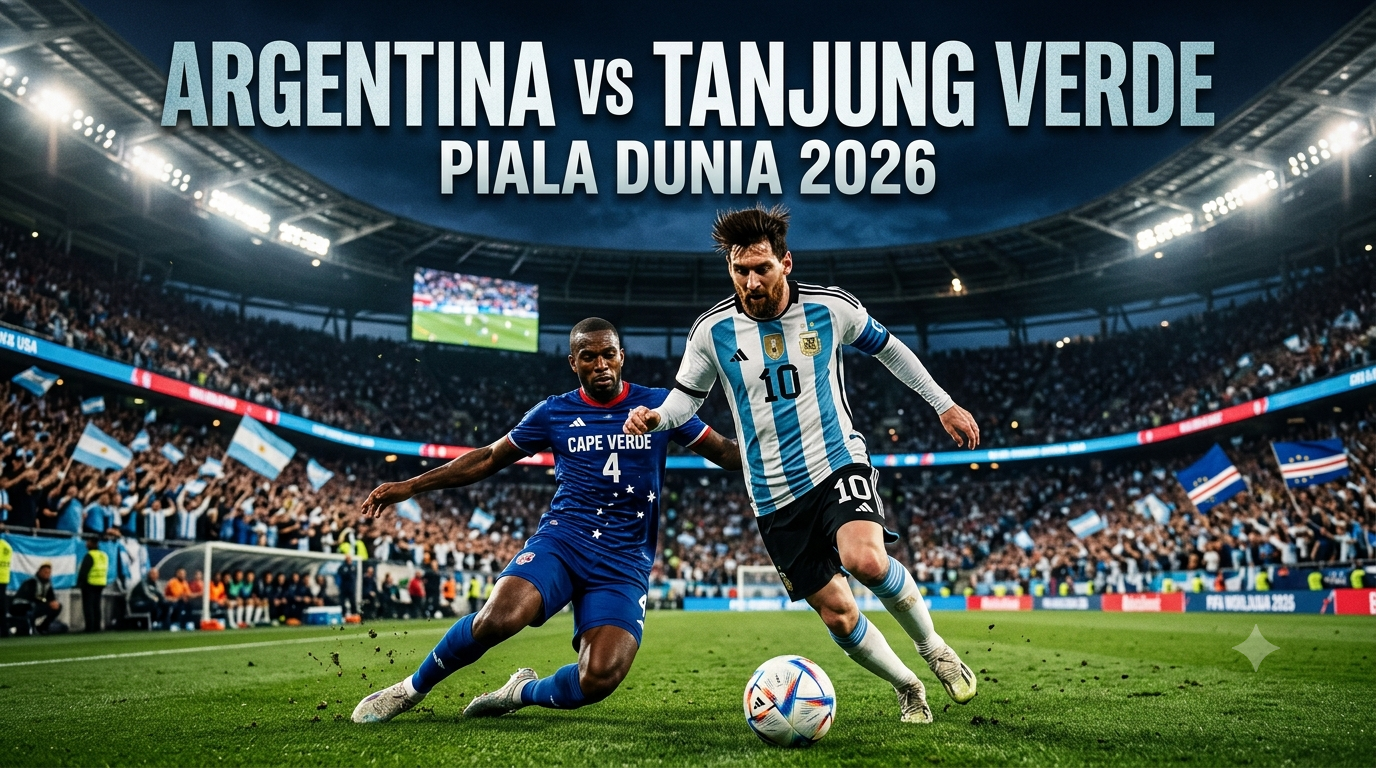 Score808TV Streaming Argentina vs Tanjung Verde Piala Dunia 2026 Besok Pagi Jam 05.00 WIB Sajikan Tayangan Lancar untuk Menyaksikan Laga Babak Knockout Penuh Gengsi