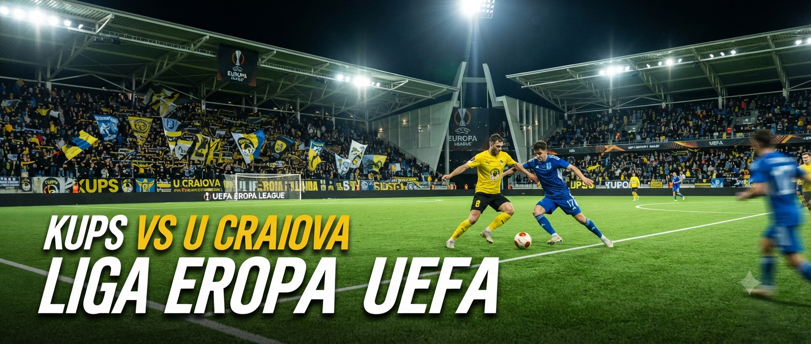Score808 Hadirkan Sorotan KuPS vs U Craiova Liga Eropa UEFA Malam Ini Pukul 22.00 WIB